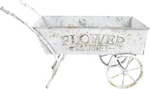 Vintage Planters For Outdoor Plants Flower Cart Small Wheelbarrow. Fixed Price $44.99.