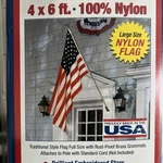 *new *4 X6 *annin Flagmakers *american *nylon *brass Grommets *made Usa. Fixed Price $39.99.