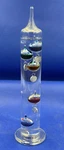 13" Tall Galileo Thermometer - Works Great, No Scratches Marks Very Accurate. Fixed Price $27.90.