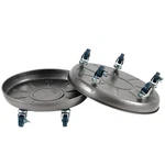Choclaif Plant Caddy WHEELS2 Pack Silver Heavy Duty Stand Universal. Fixed Price $73.58.