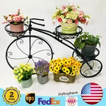 3-TIER Bike Stand Metal Bicycle Planter Black Flower Pot Holder Rack Shelf. Fixed Price $39.73.