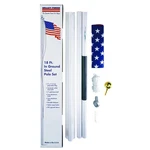 Valley Forge SFP18F-S In-ground Pole Kit, Polycotton. Fixed Price $204.92.