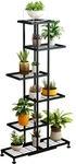 Metal Plant Stand, 6 Tier 12 Potted, Upgrade Multiple Rack Shelf Organizer. Fixed Price $65.99.