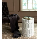 Safavieh Melody Lattice Indoor/outdoor Garden Stool, Antique White. Fixed Price $92.14.
