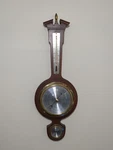 Vintage Taylor Instrument Co Banjo Weather Station Mahogany Barometer Thermomete. Fixed Price $22.49.
