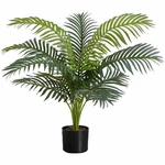 Monarch Specialties Artificial Plant - 34"H / Indoor Palm Tree I9539. Fixed Price $270.61.