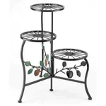 Wrought Iron Country Apple Plant Stand - 3 Level Outdoor Decor Free Shipping. Fixed Price $53.95.