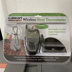 Cuisinart CSG-700 Wireless Meat Thermometer,black And Gray. Fixed Price $18.00.