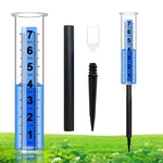 Rose Manor Rain Gauge, 3-SEGMENT Outdoor Freeze-proof 7". Fixed Price $10.36.