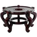 Oriental Furniture 9.5 In. Rosewood Chinese Fishbowl Stand Dark. Fixed Price $132.85.