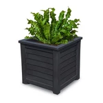 Mayne Lakeland 20X20" Square Coastal Plastic Planter In Black. Fixed Price $162.81.