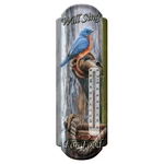 Rivers Edge Products Outdoor Tin Thermometer, 17" X 5" Indoor Will. Fixed Price $16.99.
