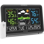 Weather Station Indoor Outdoor Thermometer Wireless With Digital Atomic Clock Fo. Fixed Price $55.99.