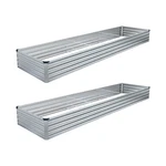 Diiyiv 2PCS 12X4X1FT Galvanized Raised Garden Bed Kit,vegetable Box... Fast Ship. Fixed Price $113.99.