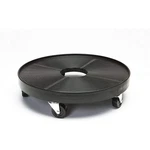 Devault Plastic Heavy Duty Plant Caddy With 5 Wheels, Black, 16IN. Fixed Price $40.40.