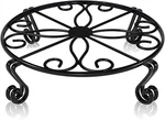 12"X3.1" Black Plant Stand For Flower Heavy Duty Potted Holder Indoor Outdoo. Fixed Price $26.44.