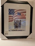 United We Stand 16X20 Glass Framed Painting By Crystal Art Gallery, Sku #304755. Fixed Price $9.99.