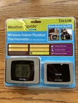 Taylor 1524 Wireless Indoor Outdoor Thermometer With Remote Sensor New Sealed. Fixed Price $19.99.