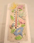 Vintage Avon Garden Patio Collection Thermometer Spring Flowers Nib!. Fixed Price $8.99.