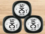 3 Pack Taylor Black Plastic Hygrometer/temperature/time Digital Thermometer. Fixed Price $44.97.