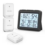 Oria Indoor Outdoor Thermometer, Digital Hygrometer With 3 Wirele.... Fixed Price $46.02.