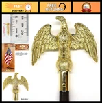 7" Gold Eagle Topper Ornament For Indoor Flag Pole - Us Accessory, Abs Mate. Fixed Price $47.69.