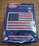 Nip Jp Coats American Flag Patriotic Latch Hook Kit 36"X24" Usa Large 25134. Fixed Price $45.00.