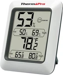 Thermopro TP50 Digital Hygrometer Indoor Thermometer Room Classic, White. Fixed Price $23.04.