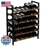 Mygift Wine Rack Freestanding Floor 6 Tier Bottle Shelf - Holds Up. Fixed Price $175.98.