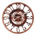 12 Inch Outdoor Wall Clock IP44 Waterproof Resin Garden Copper. Fixed Price $37.81.