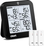 Indoor Outdoor Thermometer Wireless Weather Station With 3 Sensors, Digital H.... Fixed Price $37.16.
