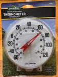 Ground Work Big And Bold Indoor Outdoor Thermometer With Mounting Bracket. Fixed Price $13.35.