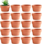 3.5 Inch Shallow Terra Cotta Pots,ceramic Clay Planter With Drain Hole For Succu. Fixed Price $29.95.