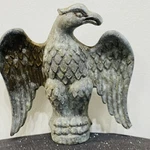 Vintage Heavy Cast Metal American Eagle Topper Finial. Fixed Price $63.99.