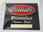 Vintage Ortlieb Philadelphia Famous Beer Glass Sign Henry Brewing Co!. Fixed Price $150.00.
