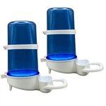 2GR Bird Feeder Water Dispenser (2 Pcs)clear Container And Food Drinker For Cage. Fixed Price $16.46.
