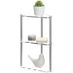 Mygift 3 Tier Clear Acrylic Metal Tabletop Corner Retail Display Stand Shelf. Fixed Price $26.99.