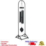 76" Metal Wind Chime Stand Heavy Duty Steel Outdoor Garden Display Hook New. Fixed Price $88.50.