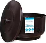 Birdrock Home Decorative Footed Water Hose Holder Pot With Lid Holds 100FT. Fixed Price $142.51.