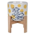 Walt Disney World Parks Stitch Planter W/ Stand Home Collection Flower Pot Nib. Fixed Price $32.99.
