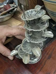 Sterling Silver Ashtray Set Sea Shells Of W Stand Mexico 126GRAMS. Fixed Price $650.00.