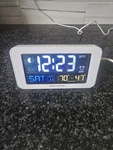 Acurite Digital Weather Forecaster With Alarm Clock 13044HD Indoor Only. Fixed Price $9.72.