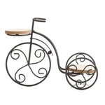Wrought Iron Bicycle 2-PLANT Stand, Metal Flower Pot Vase Holder For Small. Fixed Price $17.84.