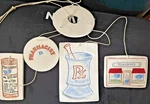 Vtg Ceramic Pharmacist Pots, Inc. By Helene 1984 25" Mint!. Fixed Price $69.99.