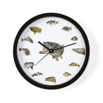 Cafepress Fish Clock 10" Wall (932260991). Fixed Price $29.99.