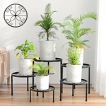 5 Pack Heavy Duty Metal Plant Stands Set Indoor Outdoor Iron Pot Holders Rack Xl. Fixed Price $26.99.