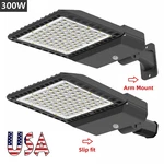 200/300W Led Parking Lot Light Commercial Outdoor IP65 Shoebox Street Pole Lamp. Fixed Price $109.47.