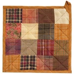 Home Heart Brands Pot Holder Country Mix Fall 9X9 Patchwork Kitchen Table Decor. Fixed Price $16.99.