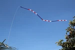 Eez Rv Products Windsock Tube 20' Long Multicolor Usa Flag. Fixed Price $25.00.