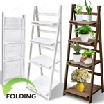 Ladder 4 Tier Stand Storage Rack Vintage Bookshelf Bookcase Plant Flower. Fixed Price $47.98.